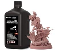 ELEGOO 8K ABS Like 3D Printer Resin 3.0 - Red Clay 2KG,405nm UV Curing with High Precision, Non-Brittle, Improved Strength and Toughness for LCD/MSLA 3D Printing