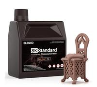 ELEGOO 8K Standard Photopolymer 3D Printer Resin 405nm UV-Curing Resin Best for Saturn 2 8K LCD 3D Printer Red Clay 2KG