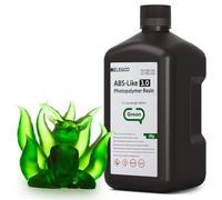 ELEGOO ABS Like 3D Printer Resin 3.0 Clear Green 2KG,405nm UV Curing with High Precision, Non-Brittle, Improved Strength and Toughness for LCD/MSLA 3D Printing