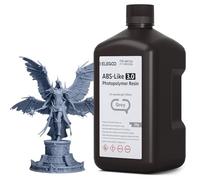 ELEGOO ABS Like 3D Printer Resin 3.0 Grey 1000g,405nm UV Curing with High Precision, Non-Brittle, Improved Strength and Toughness for LCD/MSLA 3D Printing