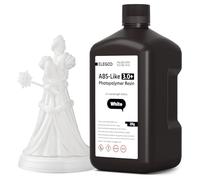 ELEGOO ABS-Like Resin 3.0+ (3.0 Plus) - 2000g Translucent Photopolymer Resin for MSLA/DLP/LCD 3D Printers | High Precision, Fast Curing, Scratch & Brittle Resistant | Smooth Surface Finish