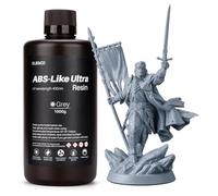 ELEGOO ABS-Like Ultra 3D Resin Grey 1000g, Extra Strength & Toughness | Grey 1000g ABS-Like, high toughness, low shrinkage, for Saturn, Jupiter, Mars, Photon Resin 3D Printers