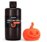 ELEGOO ABS-Like Ultra Resin with Extra Strength and Toughness, Compatible with MSLA/DLP/LCD Resin 3D Printer, Perfect 3D Printer Resin for Tool Application, Neon-Pumbkin 1000g