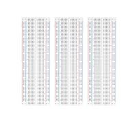 ELEGOO Breadboard 830 Points 3 Pcs Solderless Prototype PCB Board Kit | Proto Shield Distribution Connecting Blocks for Arduino, Raspberry Pi