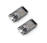 ELEGOO ESP-32 Development Board 2PCS USB C, 2.4GHz Dual Mode WiFi+Bluetooth Dual Core Microcontroller for Arduino IDE, Support MicroPython, NodeMCU, AP/STA/AP+STA, CP2102 Chip