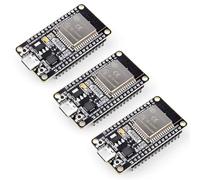 ELEGOO ESP-32 Development Board 3PCS USB C, 2.4GHz Dual Mode WiFi+Bluetooth Dual Core Microcontroller for Arduino IDE, Support MicroPython, NodeMCU, AP/STA/AP+STA, CP2102 Chip