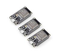 ELEGOO ESP-32 Development Board 3PCS USB C, 2.4GHz Dual Mode WiFi+Bluetooth Dual Core Microcontroller for Arduino IDE, Support MicroPython, NodeMCU, AP/STA/AP+STA, CP2102 Chip
