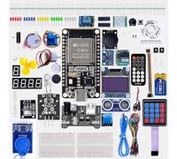 ELEGOO ESP-32 Super Starter Kit with Tutorial and Development Board USB-C Dual Core Microcontroller Support AP/STA/AP+STA, CP2102 Chip Compatible with Arduino IDE