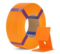 ELEGOO PLA Basic Refill Filament 1.75mm Orange 1KG, 3D Printer Filament No Spool Dimensional Accuracy +/- 0.02mm, 3D Printing PLA for Reusable Spool Refilling