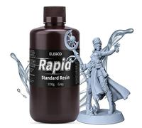 ELEGOO Rapid Standard Resin 3D Printer Resin 405nm Fast Curing High Precision Low Odor Especially for ELEGOO Saturn 3/4 Ultra and Mars 4 Ultra Grey 1000G