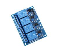 ELEGOO Relay Module 4 Channel DC 5V with Optocoupler for Arduino UNO R3 MEGA Project 1280 DSP ARM PIC AVR STM32 Raspberry Pi