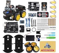 ELEGOO Smart Robot Toy Car Kits Compatible with Arduino IDE with UNO R3 Board, Line Tracking, Ultrasonic Sensor, IR Module, Intelligent & Educational Car Robotic Toys for Kids