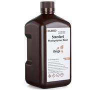 ELEGOO Standard 3D Printer Resin, Beige 2KG, 405nm Fast Curing Photopolymer Resin, Ideal for Beginners with Easy Molding for LCD/MSLA 3D Printing