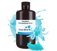 ELEGOO Standard 3D Printer Resin, Clear Blue 1000g, 405nm Fast Curing Photopolymer Resin, Ideal for Beginners with Easy Molding for LCD/MSLA 3D Printing