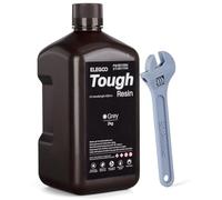 ELEGOO Tough Resin 3D Printer Resin with High Hardness, Low Viscosity, Low Shrinkage, Compatible with MSLA/LCD/DLP 3D Printers Gray 2KG