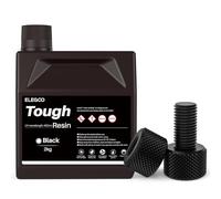 ELEGOO Tough Resin, 3D Printer Resin with High Impact Resistance and High Toughness, 3D Resin for MSLA 3D Printers, Black 2000g