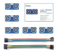 ELEGOO Ultrasonic Sensor, HC-SR04 Ultrasonic Distance Sensor Kits for Arduino UNO MEGA R3 Raspberry Pi,Datasheet Available to Download