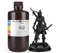 ELEGOO Upgraded ABS-Like Resin 3.0, 405nm UV-Curing 3D Printer Resin with Higher Precision and lower Shrinkage, Enhanced Strength and Toughness Photopolymer Resin for LCD Printer Black 1KG