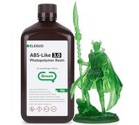 ELEGOO Upgraded ABS-Like Resin 3.0 Clear Green 2KG