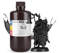 ELEGOO Upgraded ABS Like Resin 3.0 PLUS, UV 3D Printer Resin with Higher Precision and lower Shrinkage, Enhanced Strength and Toughness Photopolymer ABS 3.0 + Resin for LCD Printer Black 1000g