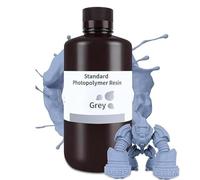 ELEGOO Upgraded Standard 3D Printer Resin 2.0, Grey 1000g, 405nm Fast Curing High Precision & Smooth Finish, Ideal for Beginners for LCD/MSLA 3D Printer