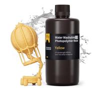ELEGOO Water Washable 3D Printer Resin 2.0 Yellow 1000g, Fast Curing
