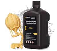 ELEGOO Water Washable 3D Printer Resin 2.0 Yellow 2KG, Fast Curing