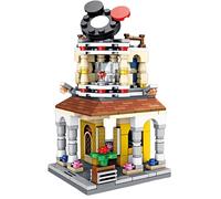 Elegrafy Jewelry Shop City Street House View Building Blocks Toy Set - 3D DIY Bricks for Unique Home Decor and Birthday Fun - Compatible with Lego Blocks for Ages 8-12 and Adults -14