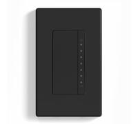 ELEGRP Dimmer Switch, Digital Dimmer Light Switch for LED Lights 150W, INC/HAL 450W, Single Pole & 3 Way LED Dimmer Switch, Needs Neutral Wire, Wall Plate Included, UL Listed, 1 Pack, Matte Black