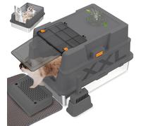 ELEGX Odor-Control Stainless Steel Cat Box