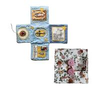Elegy Handmade Pocket Spirituality - Devotion Edition, Handcrafted with Premium Fabric, Includes Cross & Spanish Prayers, Foldable, Ideal for Daily Prayer, Baptism Occasions, Spiritual Reflection