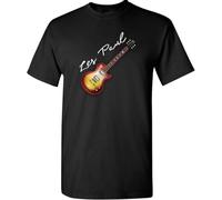 ELEI Guitarist Les Paul T-Shirt Black Unisex Short Sleeve S-5Xl YY1096 BlackXXX-Large