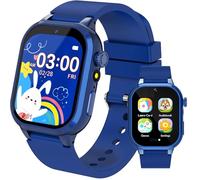 ELEJAFE Kids Smart Watch for Kids 32 Games, Fitness Tracker Watch Pedometer,Alarm Habit Tracking with 3 Sports, Auidobook, Learn Card, School Mode, HD Camera,Music,Smartwatch Gifts (Blue)