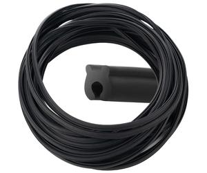 ELEKEE 18m Universal Greenhouse Sealing Strip - Rubber Glazing Seal for Glass Panels | Suitable for Halls, Vitavia, AGL, Gardman Greenhouses