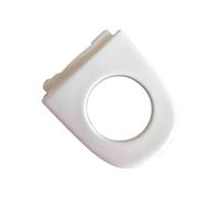 ELEKMPMGTD Car for VW for Polo for Vento for Classic UP Door Handle Lock Cap Key Hole Cover 6RD837879(White)