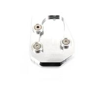 ELEKMPMGTD For Y&amaha MT-09 MT09 XSR900 For MT 09 For Tracer 900 For Sport FZ-09 Kickstand Foot Side Stand Extension Pad Support Plate Enlarge Kickstand Enlarger Plate(SILVER)