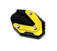 ELEKMPMGTD Motorcycle Accessories For Suzuk For VStrom 250 DL250 For V-Strom GW250 DL GSX250R Side Stand Enlarge Extension Kickstand Pad Valve Cap Kickstand Enlarger Plate(GOLD,Kickstand Pad)