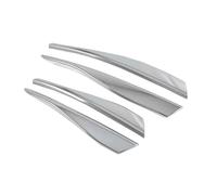 ELEKMPMGTD Side Steps Fron Fog Light Lamp Grill Frame Panel Cover Bezel Trim For VW For Golf 8 MK8 280TSI Pro 2021 2022(Silivery)