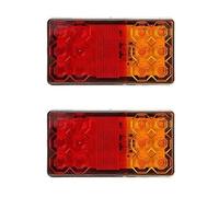 ELEKNZBZTG Brake Stop Lamp 2pcs 12V 24V Car Truck Tail Light Rear Stop Brake Indicator Signal Lamp Boat Trailer Caravan Van Lorry Auto Parts