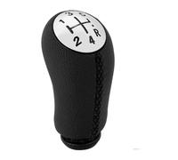 ELEKNZBZTG Car Gear Stick Shift Cover 17mm for CLIO MK33 III for Megane ll for Scenic ll Kangoo 5-Speed Gear Shift knob Rod Head Automotive Gear Shift Lever Handle(Black line)
