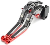 ELEKNZBZTG for Ducati För for Ducati 1100 800 for Full for Trottle for Icon 2018-2024 Brake Clutch Levers Extendable Folding Adjustable Brake and Clutch Lever(Red)