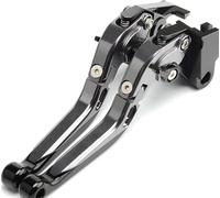 ELEKNZBZTG for Ducati För for Ducati 1100 800 for Full for Trottle for Icon 2018-2024 Brake Clutch Levers Extendable Folding Adjustable Brake and Clutch Lever(Titanium)