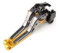 ELEKNZBZTG for Ducati for DIAVEL/Carbon/XDiavel/S 2011-2018 s bar Brake Clutch Levers Extendable Folding Adjustable Brake and Clutch Lever(Yellow)