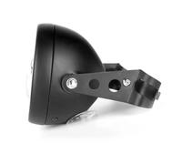 ELEKNZBZTG Motorcycle Headlight Grill 5 3/4" Motorcycle 5.75 Inch LED Mounting Housing Bucket For Headlight HeadLamp Housing Cover Bucket Light Accessories(Black housing)