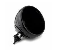 ELEKNZBZTG Motorcycle Headlight Grill 7" Headlight Housing Cover Mount For Softail For Heritage For Fat Boy 1986-2019 Motorcycle Headlamp Shells Lamp(Gloss Black)