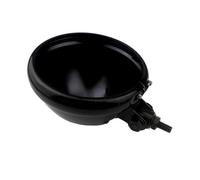 ELEKNZBZTG Motorcycle Headlight Grill Motorcycle 5.75" Headlight Light For Dyna For Softail For Custom For Sportster XL883 Bucket Housing Bottom Mount LED Headlamp Shell(Glossy Black)