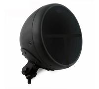 ELEKNZBZTG Motorcycle Headlight Grill Motorcycle 7" Headlamp Shells Lamp For Softail For Heritage For Fat For Boy LED Headlight Housing Cover Headlamp Bucket Lighthouse(Matte B)