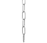 ElekTek 2m Chrome Open Link Chain - for Chandelier & Lighting - Medium 38 x 15mm Link Size - Ch-5A