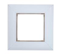 ElekTek Decorative Switch Surround Frame Cover Finger Plate Manhattan Pastel Blue Gloss