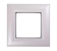 ElekTek Decorative Switch Surround Frame Cover Finger Plate Manhattan Pearl Lilac Gloss